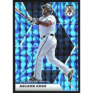 2021 Panini Mosaic Reactive Blue #192 Nelson Cruz