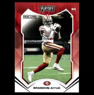 2021 Panini Playoff Goal Line #189 Brandon Aiyuk