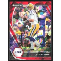 2021 Panini Prizm Draft Picks Collegiate Red Ice #3 Joe Burrow