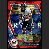 2021 Panini Prizm Draft Picks Red Ice Prizms #42 Keenan Allen