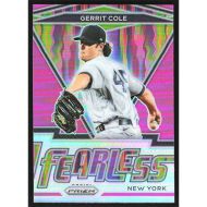 2021 Panini Prizm Fearless Pink #FR-18 Gerrit Cole