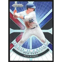 2021 Panini Prizm Illumination Red White and Blue #IL-10 Pete Alonso