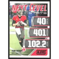 2021 Score Next Level Stats #NL1 Tom Brady