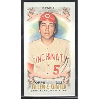 2021 Topps Allen & Ginter Mini A & G Back #73 Johnny Bench