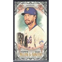 2021 Topps Allen & Ginter Mini Black Border #90 Jacob deGrom