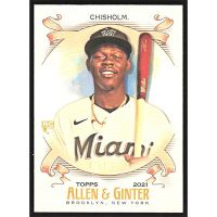 2021 Topps Allen & Ginter #231 Jazz Chisholm Jr.