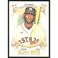 2021 Topps Allen & Ginter #331 Yordan Alvarez SP