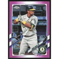 2021 Topps Chrome Pink Refractors #216 Khris Davis