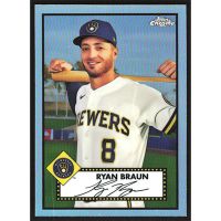 2021 Topps Chrome Platinum Anniversary Refractors #288 Ryan Braun