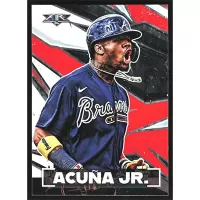 2021 Topps Fire #100 Ronald Acuna Jr.