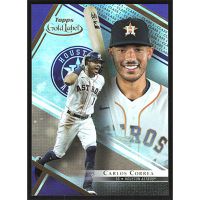 2021 Topps Gold Label Class 1 Purple #41 Carlos Correa