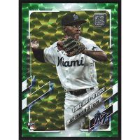 2021 Topps Update Green Foilboard #US114 Jazz Chisholm Jr. Rookie Debut