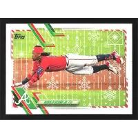 2021 Topps Wal-Mart Holiday Metallic #HW200 Ronald Acuna Jr.