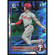 2022 Bowman Chrome Sapphire Prospects #BCP-120 Logan Cerny