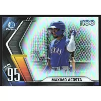 2022 Bowman Chrome Scouts Top 100 #BTP-95 Maximo Acosta