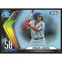 2022 Bowman Chrome Scouts' Top 100 #BTP-58 Miguel Amaya