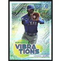 2022 Bowman Chrome Virtuosic Vibrations #VV-19 Luisangel Acuna