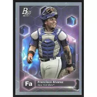 2022 Bowman Platinum Precious Elements #PE-20 Francisco Alvarez