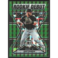 2022 Panini Mosaic Rookie Debut Green #RD-18 Jake Burger