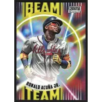 2022 Stadium Club Chrome Beam Team #BT-1 Ronald Acuna Jr.