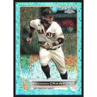 2022 Topps Chrome Aqua Mini-Diamond Refractors #115 Brandon Crawford