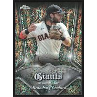 2022 Topps Chrome Club Plaques #P-19 Brandon Crawford