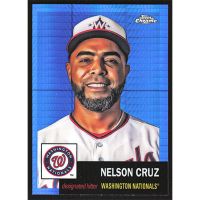 2022 Topps Chrome Platinum Anniversary Blue Prism Refractors #436 Nelson Cruz