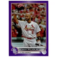 2022 Topps Chrome Update Purple Refractor #USC50 Albert Pujols