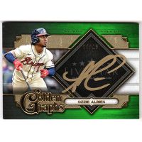 2022 Topps Five Star Golden Graphs Green #GG-OA Ozzie Albies Autographed