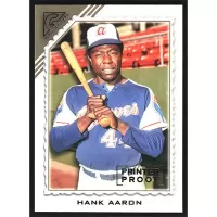 2022 Topps Gallery Printer Proof #73 Hank Aaron