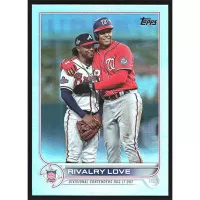 2022 Topps Update Rainbow Foil #US310 O. Albies/J. Soto Veteran Combos