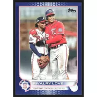 2022 Topps Update Royal Blue #US310 O. Albies/J. Soto Veteran Combos