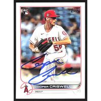 2022 Topps #521 Cooper Criswell Autographed