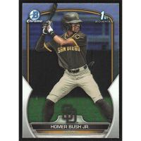 2023 Bowman Chrome Draft Refractors #BDC-124 Homer Bush Jr.