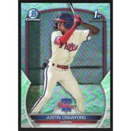 2023 Bowman Chrome Prospects Lunar Glow Refractors #BCP-3 Justin Crawford