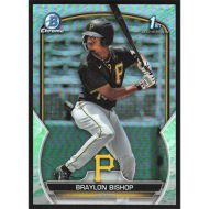 2023 Bowman Chrome Prospects Lunar Glow Refractors #BCP-90 Braylon Bishop