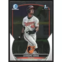 2023 Bowman Chrome Prospects #BCP-84 Leandro Arias