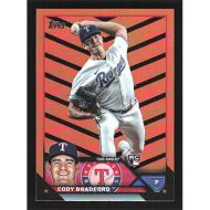 2023 Topps Update Halloween Orange and Black Foil #US53 Cody Bradford