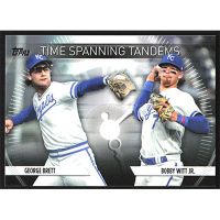 2023 Topps Update Time Spanning Tandems #TS-30 G. Brett/B. Witt Jr.