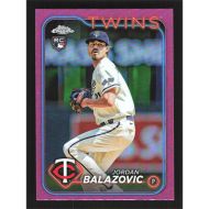 2024 Topps Chrome Pink Refractors #198 Jordan Balazovic