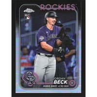 2024 Topps Chrome Update Refractors #USC133 Jordan Beck Rookie Debut