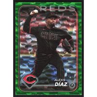 2024 Topps Green Foil #297 Alexis Diaz