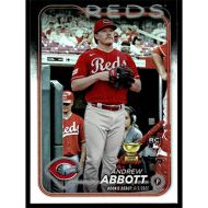 2024 Topps Update Rainbow Foil #US304 Andrew Abbott Rookie Debut