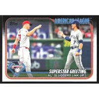 2024 Topps #413 M. Trout/B. Witt Jr. Checklist