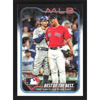 2024 Topps #424 Mookie Betts/Rafael Devers Checklist