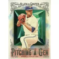 2022 Topps Allen & Ginter Pitching a Gem #PAG-16 Jose Berrios