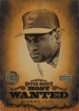 2001 Upper Deck Most Wanted #MW5 Sammy Sosa 