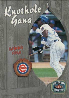 2003 Fleer Splendid Splinters Knothole Gang #3 Sammy Sosa 