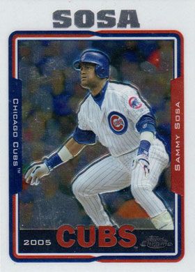 2005 Topps Chrome #10 Sammy Sosa 