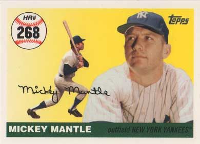 2006 Topps Mickey Mantle Home Run History #MHR268 